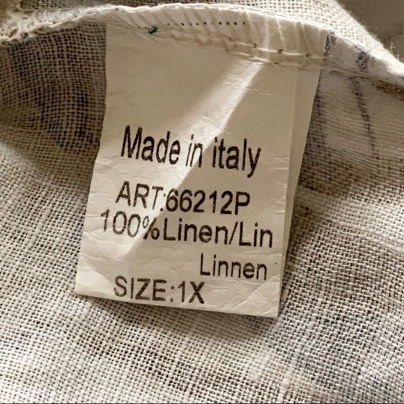 Lungo L’arno dress 1X linen new - Picture 5 of 9